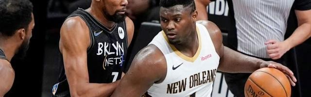 360体育官网-篮网备战鹈鹕不敢轻敌 KD：锡安是独一无二的球员